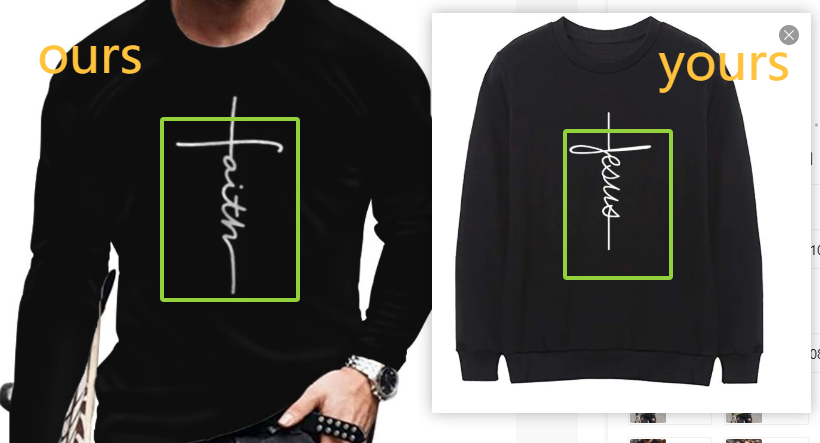 Jesus Letter Graphic Pullover Hoodie