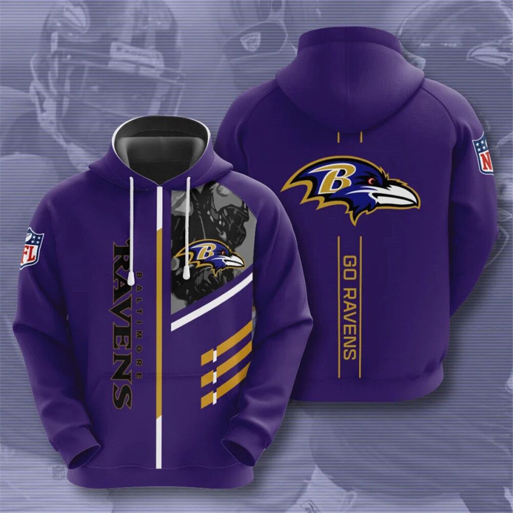 Men's NFL 3D Digital Print Hoodie - Loose Fit