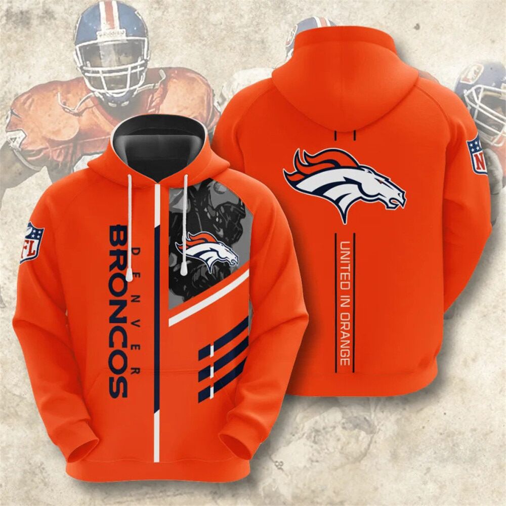 Men's NFL 3D Digital Print Hoodie - Loose Fit