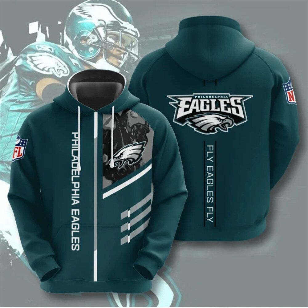 Men's NFL 3D Digital Print Hoodie - Loose Fit