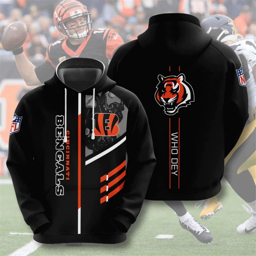 Men's NFL 3D Digital Print Hoodie - Loose Fit