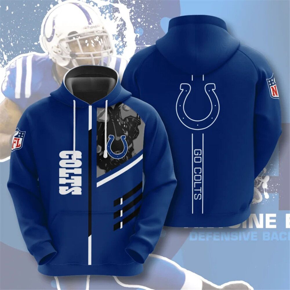 Men's NFL 3D Digital Print Hoodie - Loose Fit